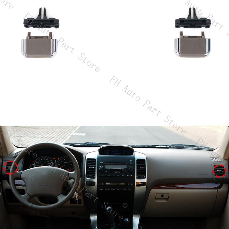 For Toyota Land Cruiser Prado 120 LC120 2003-2009 Front Dashboard Air Conditioner Outlet A/C Air Conditioning Vents Tab Clip