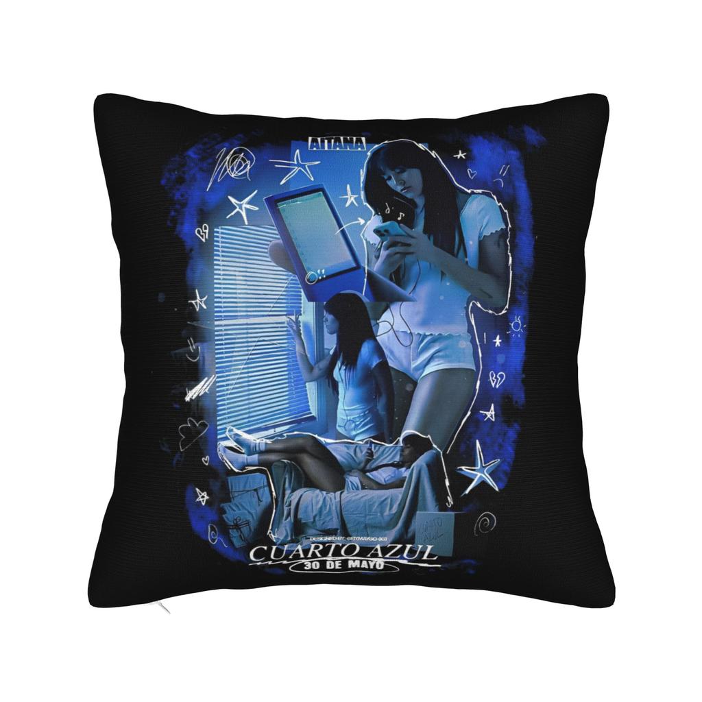 Aitanaed Ocana Tour Music Square Pillow Case Polyester Cushions For Sofa Creative Cushion Covers