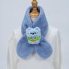 Cute Cartoon Panda Plush Scarf for Kids - Windproof & Thickened Winter Neck Warmer