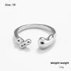 Kenjie INS Irregular Alloy Personality Ring for Women - European and American Open Design, Autumn/Winter Collection.