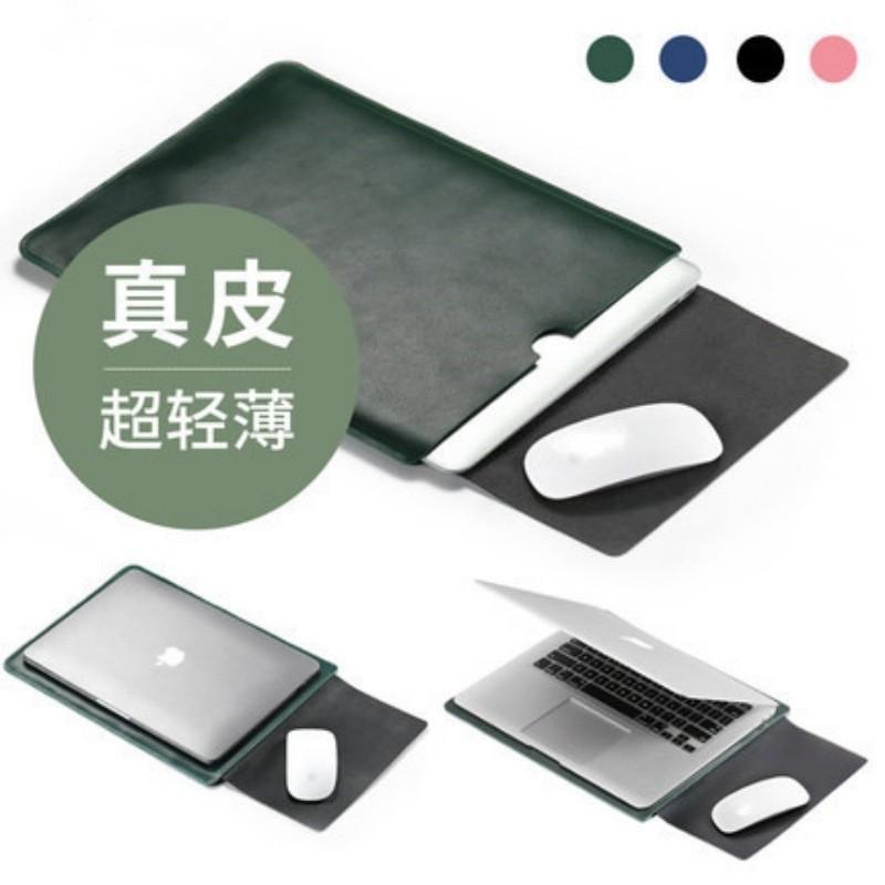 Genuine Leather Laptop Sleeve MacBook Pro 14 Inch 15.3 Waterproof Business Case Men Women Neutral Style