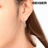 Geigerjewelry Wave Circle Silver Earrings Gisvee056