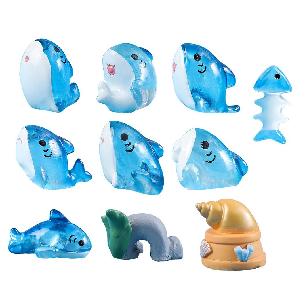 

Rolin Roly Miniature Landscape Undersea Shark Series Figurines, 10 Types, Miniature Cute Figures, Craft Ornaments, Bonsai, Garden, Micro Landscape