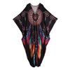 XITAO Bat Wing Sleeve Loose Print Dress GJ1202