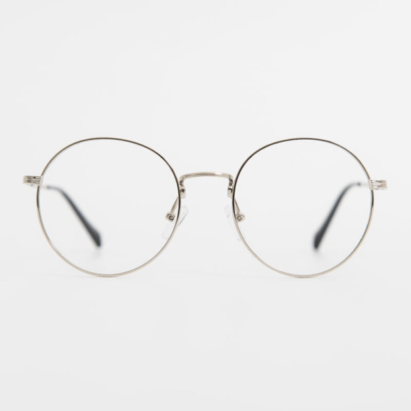 SBKA Pini-C02 Silver-Rimmed Glasses (Blue Light Blocking)