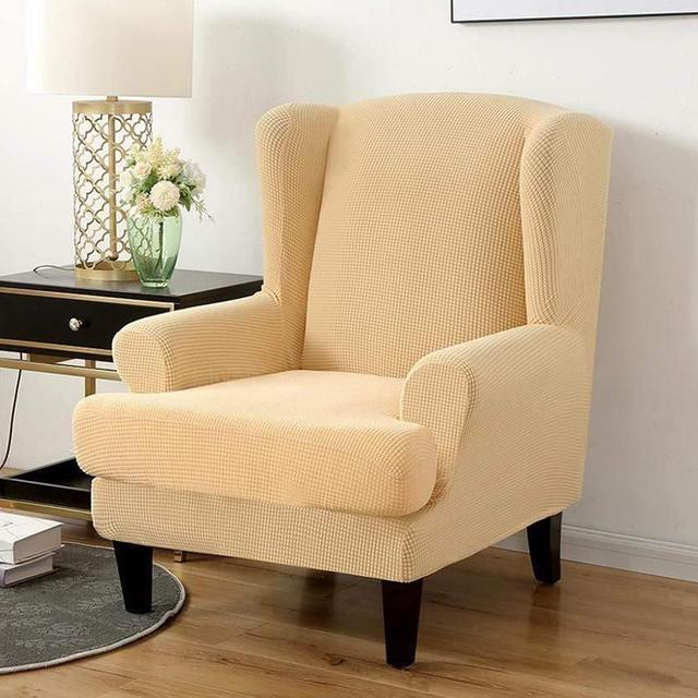 

Чохол для крісла Modern Wings Stretch Європейський чохол для крісла Wingback Чохол для крісла для вітальні Чохол для крісла