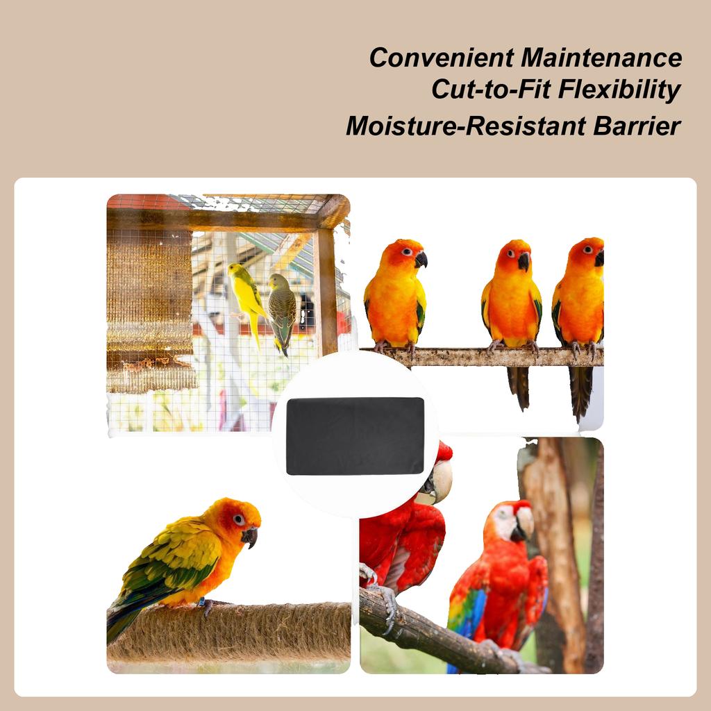 Mat For Under Dog Crate Waterproof Non-Slip Protectors Pet Dirt-Resistant Bird Cage Pads For Kennels Crate Enclosure Indoor