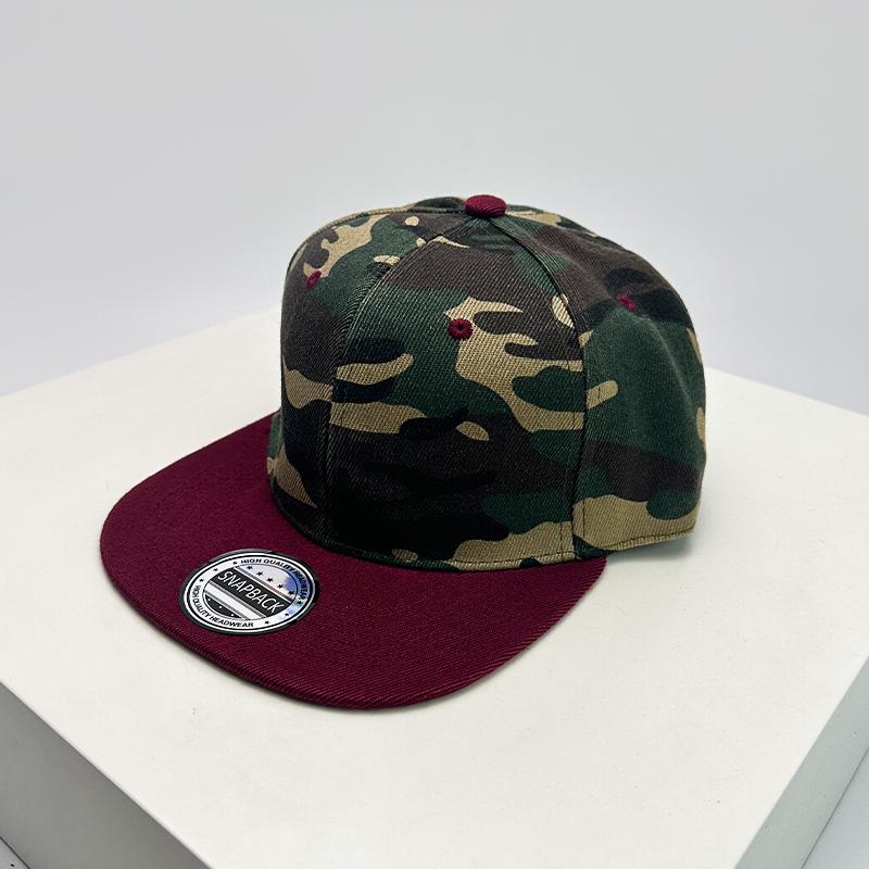 Baseball Camouflage Color Contrast Blocking Women Men For Neutral Gender Fresh Caps Peaked Hats Flat Eave Breathable Hip Hop Urban Street Style