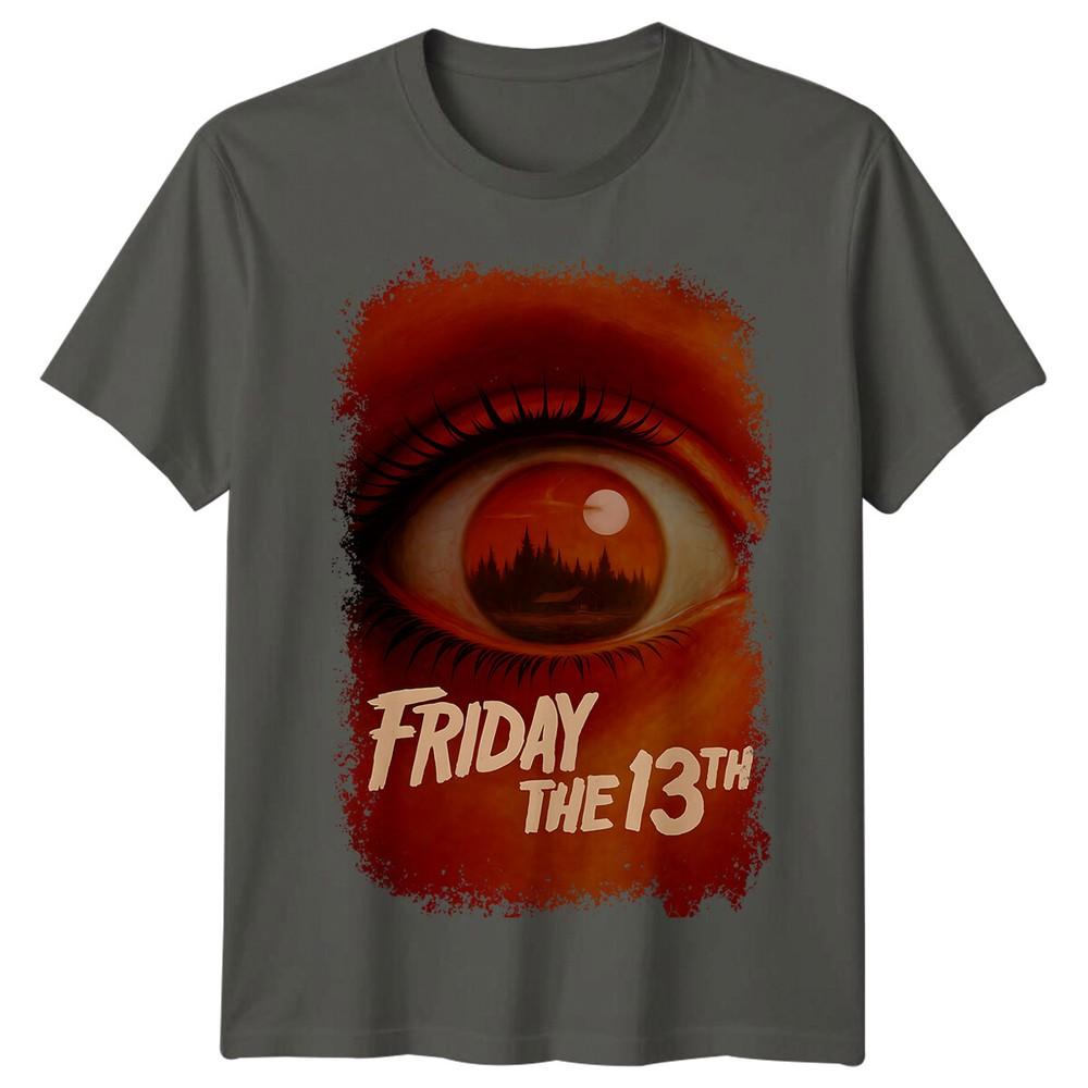 Friday The 13th 1980 Movie Poster Inspired Tshirt Retro 80s Tee