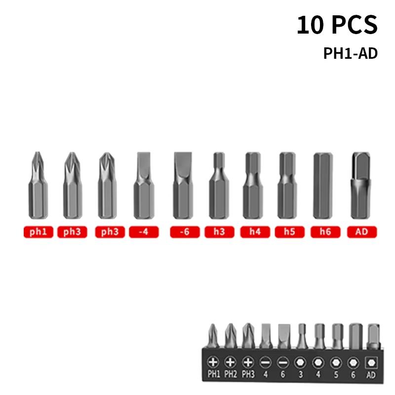 1/4 Inch Mini Socket and Bit Ratchet Wrench - 2-in-1 Handle Screwdriver Tool for Motorcycles, Cars, and Bicycles