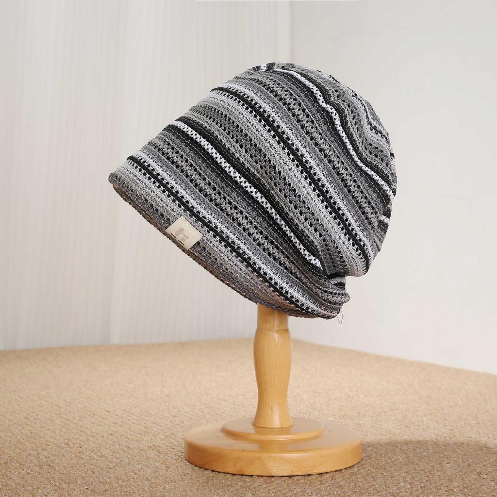 Color bar floating pile hat children foreign gas cover white hair hollow breathable hat new bag head hat