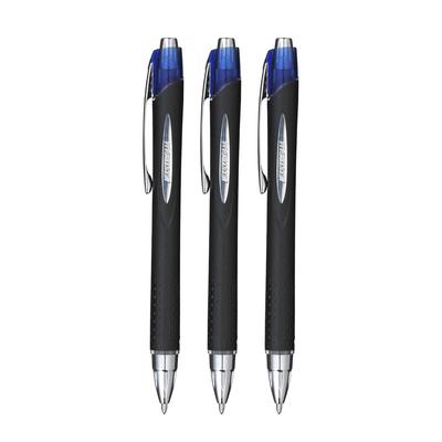 Uni-Ball Jetstream SXN210 1.0mm Roller Ball Pen Blue Body Blue Ink Pack of 3 for Office Home & School Use