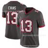 NFL Buccaneers Mike Evans 13 Fotbalový dres Vyšívaný Pánské Sportovní tričko Více barev S-XXXL