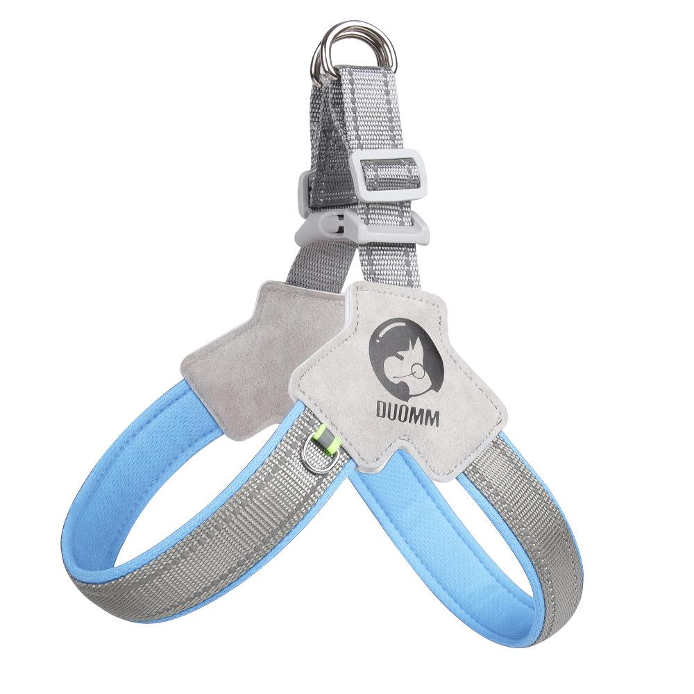 Adjustable Vest Dog Harness and Leash Set for Small to Medium Breeds - Corgi, Shiba Inu, French Bulldog
