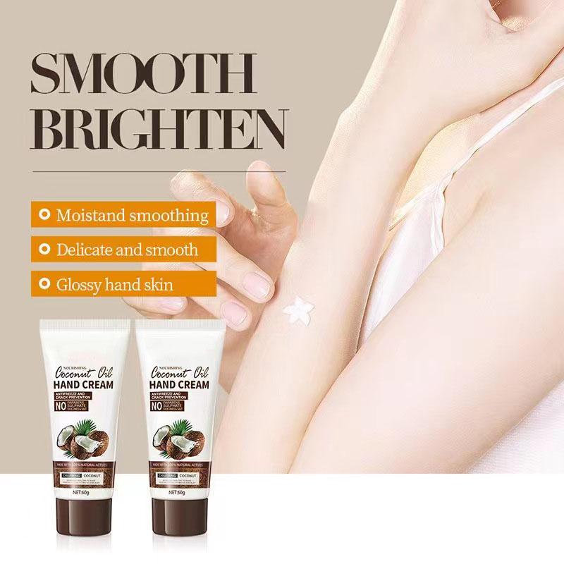 Kokosnuss-Anti-Riss-Hand-Fußcreme, Reparaturcreme für rissige Haut, Trockenheit, Fersenrisse, Peeling, Reparatur-Handmaske, Handerweichung, Feuchtigkeitslotion