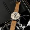 Timberland Callahan Series Watch Quartz Movement Beige Dial Chronograph Outdoor Sports American Vintage Men watches TDWGF2102604