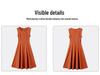 Elegant Summer Sleeveless Vest Dress - Women's Slimming Formal Bodycon Fashion