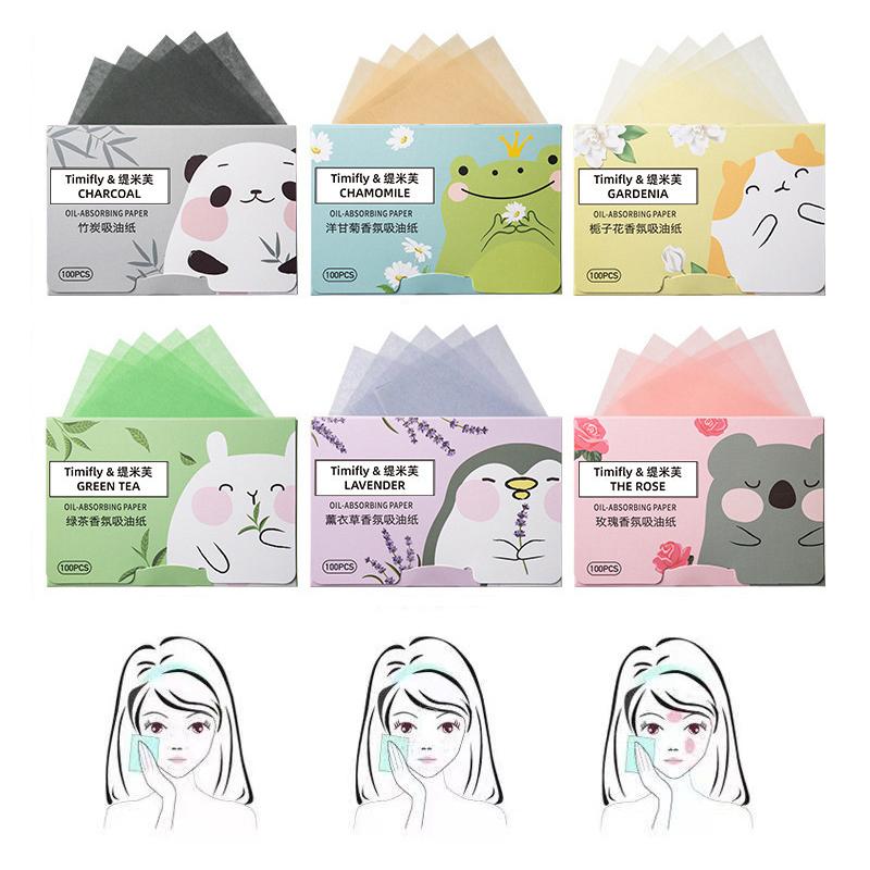 300 Pcs Portable Premium Face Oil Blotting Paper Facial Cleanser Sheets For Face Makeup Friendly Blotting Paper