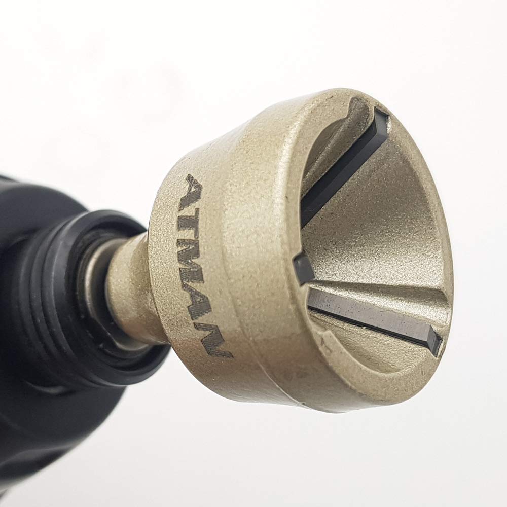 

ATMAN Chamferman AT0319T PLUS External Chamfering Tool, Deburring Tool, Drill Bit, Tungsten Steel Blade, CHAMFERMAN PLUS, 1 Drill Bit