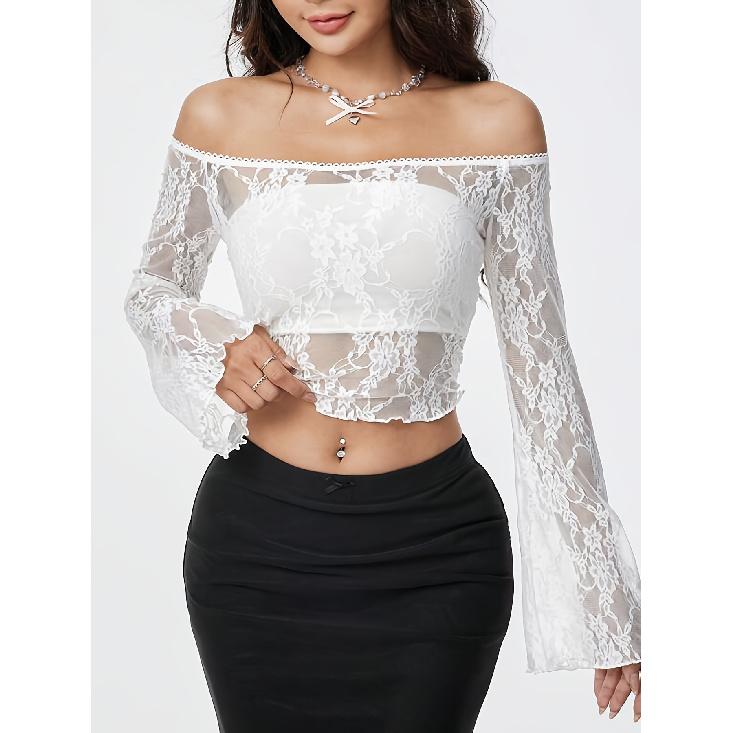 Spring And Autumn New Women'S Versatile Long Sleeve Daily Business Commuter Elegant Comfort Sexy Bottom Shirt Top