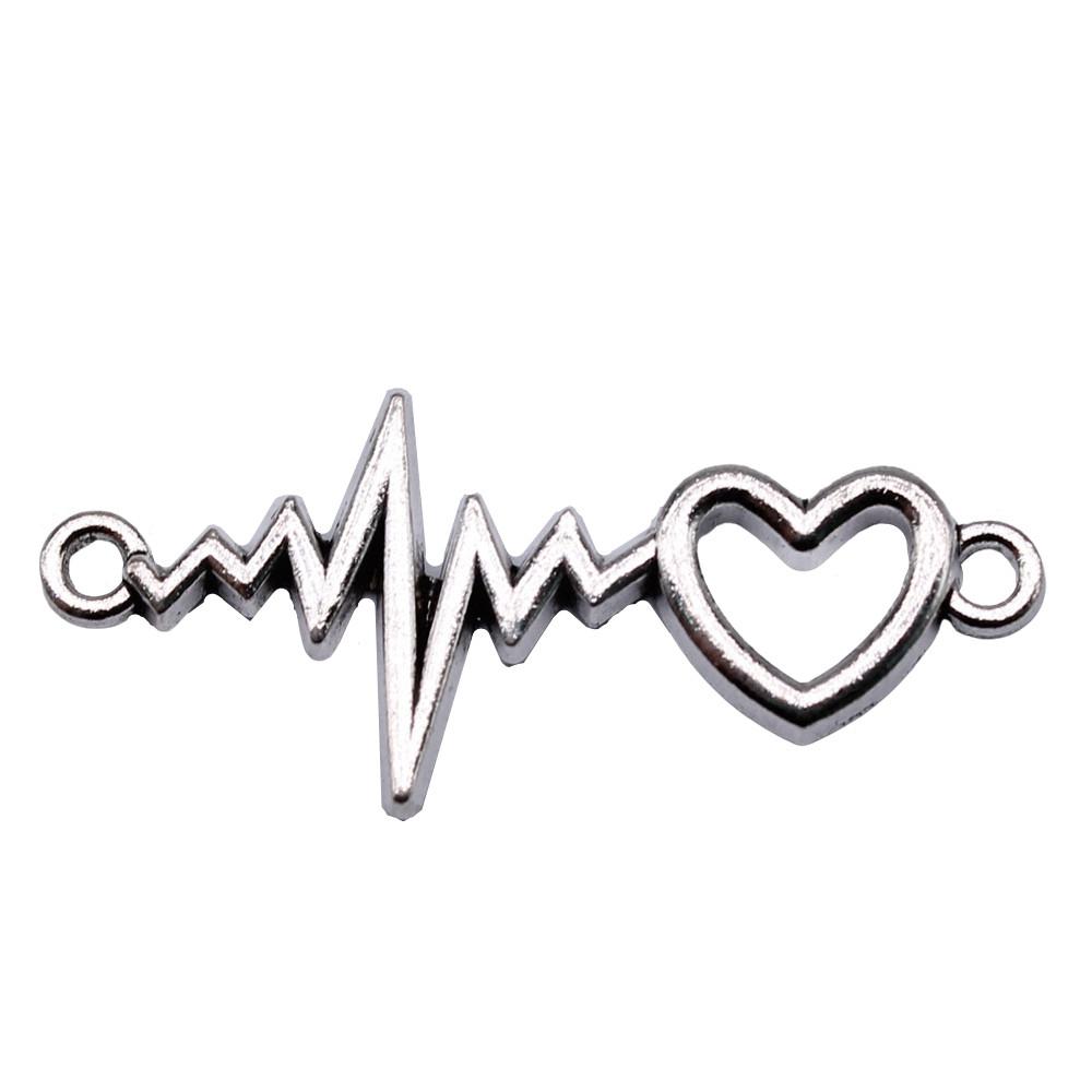 Infinity Connectors Heart Bracelets Charms Lightning Romantic Jewelry Findings