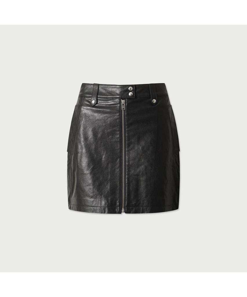 IROWOMEN Omael Leather Mini Skirt Iokaa25107Bkx