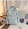 Schoolbag schoolbag junior high school girls 1011 new high value ins style simple high school students large capacity backpack