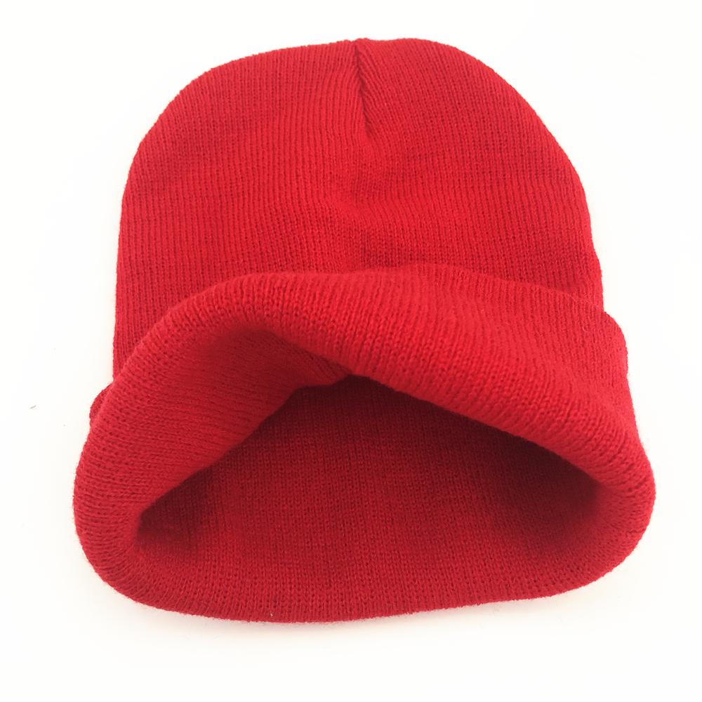Warm Knitted Beanie For Women New Autumn Winter Skullies Fluorescent Ladies Cap