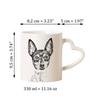 Toy Fox Terrier, American Toy Terrier, Amertoy - Cup with a Dog, Adorable Cup with a Heart-shaped Handle, Universal Gift from the Art-Dog Brand
