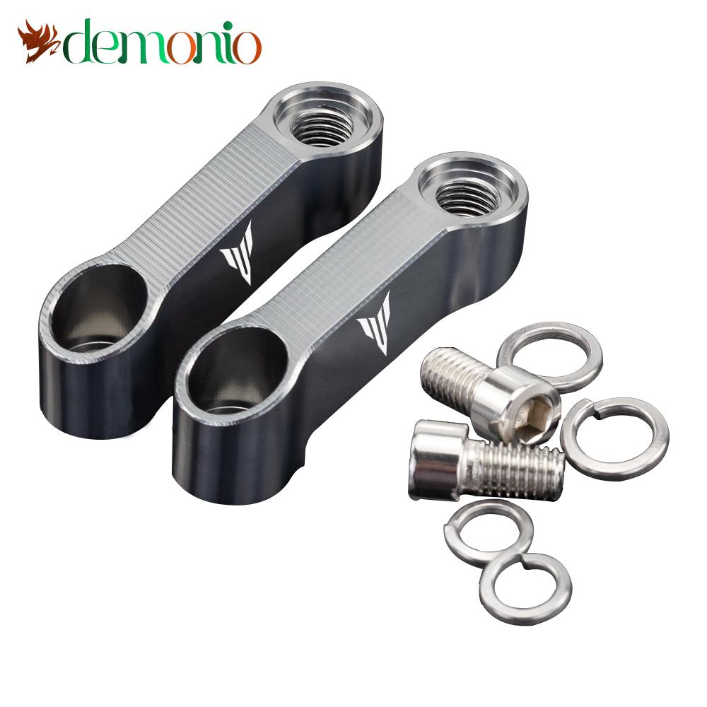 Mirrors Extension Riser Extend Adapter For YAMAHA MT01 MT03 MT07 MT09 MT10 MT125 MT 01 03 07 09 10 125 MT-01 MT-03 MT-07