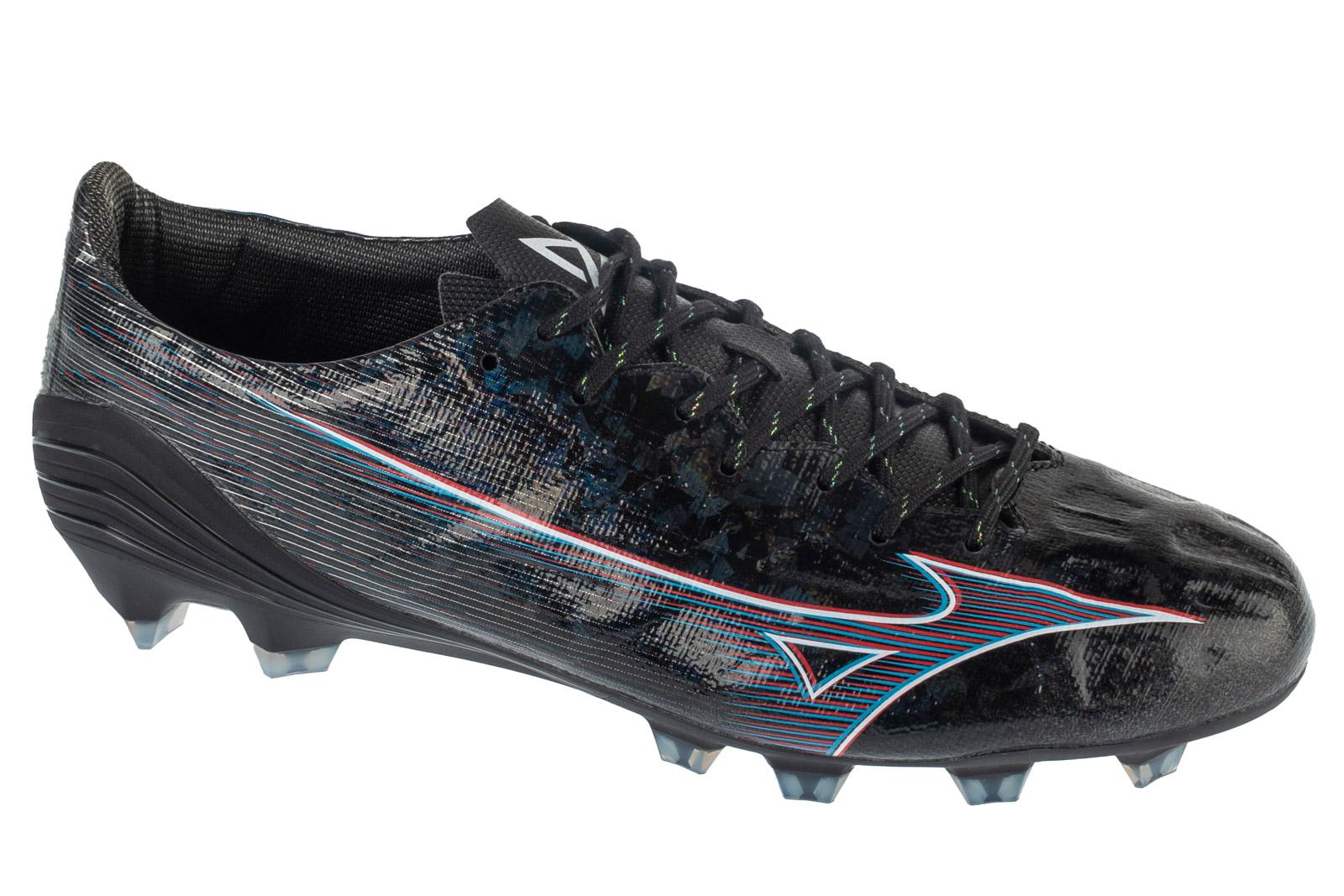 Mizuno Alpha Pro Fg, Herren Schwarze Fußballschuhe 40, 5