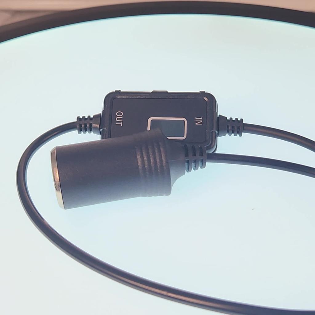 Adaptateur secteur Convertisseur de tension élévateur Type-C vers Prise femelle Allume-cigare 5V vers 12V Câble PD Câble d'extension