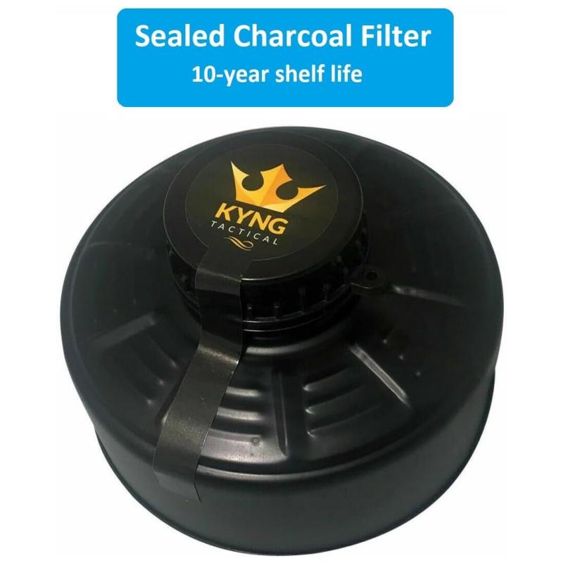 Taktyczny filtr maski 40mm- Gotowość na sytuacje awaryjne, Użytek przemysłowy, Malowanie, Przygotowanie do spawania, Maska na Halloween, Ulepszony filtr premium 40mm w kolorze czarnym, Uszczelniony