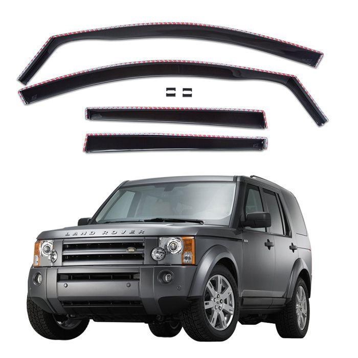 Déflecteurs d'air - SCOUTT - Land Rover Discovery 3 - Fumé - Acrylique renforcé - Installation facile