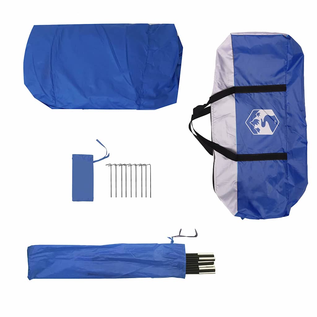 Mosquito Net Tent with Roof Azure Blue 320 x 320 x 218 cm