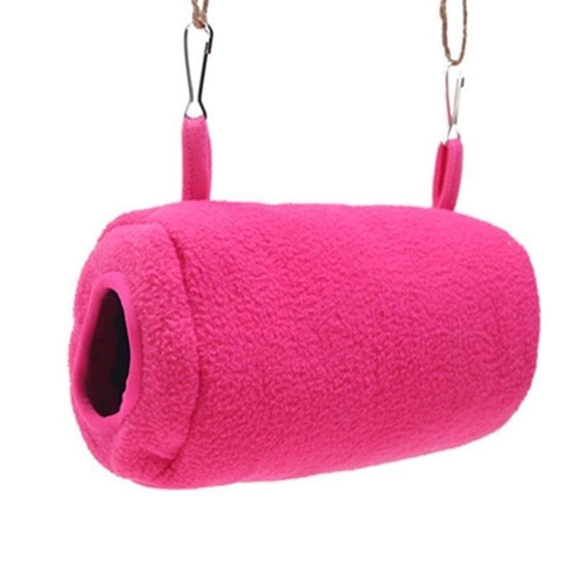Tunnel Hanging Cage Hammock Hanging Cage Bed Swing Cozy Nest House for Birds Parrot Hamster