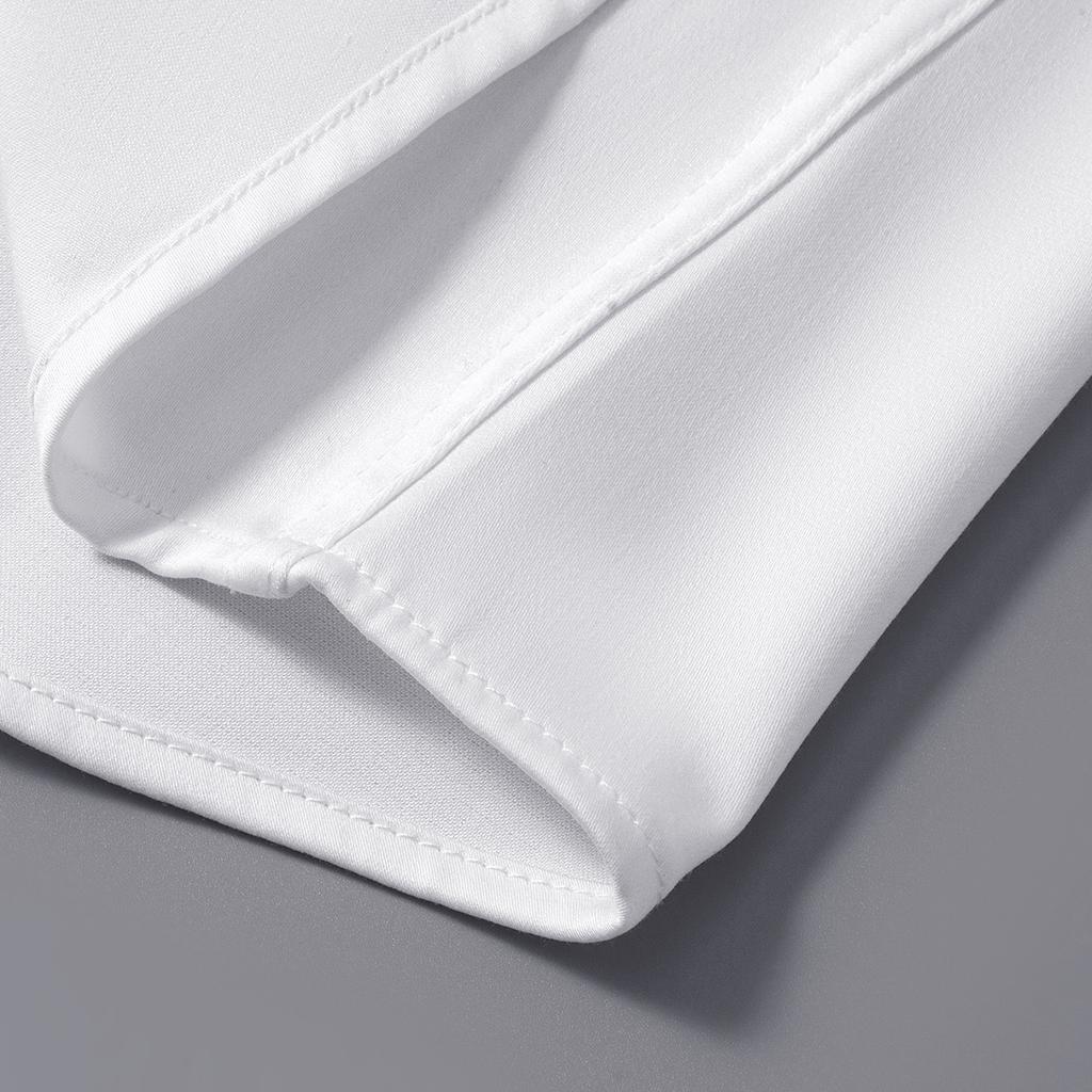 [Clearance Sale&Cotton Silk Modal] Spring and Summer Silk Slippery Business Dress Shirt Men's Long Sleeve Shirt