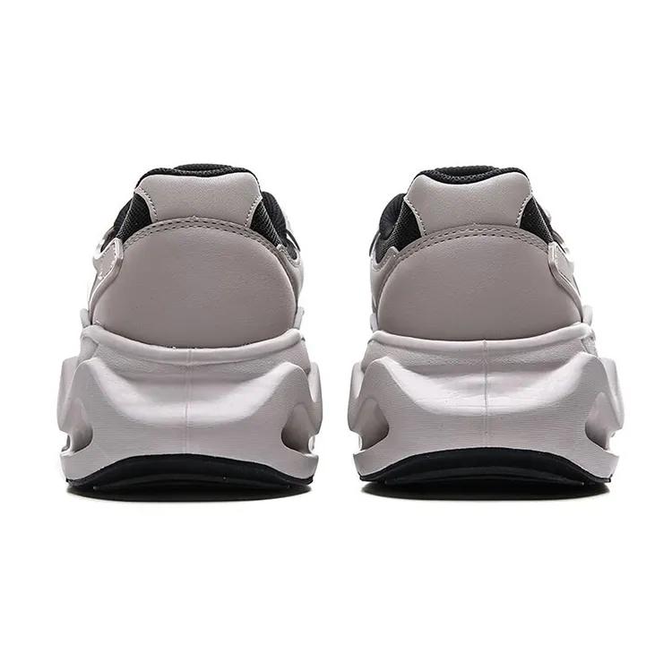 Anta Life Collection Textile , Synthetic Leather Platform Cushioning Slip Resistant Coverage Thermal Low top (Unisex) Chunky Sneakers