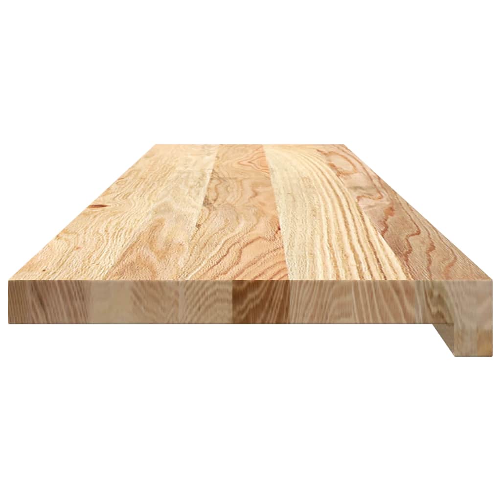 Vidaxl Parapety 2 Szt., Surowe, 100X30X2 Cm, Lite Drewno Dębowe