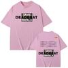 Tame Impala Rock Band Tour T-shirts High Quality Fashion Short Sleeve T Shirts Men Women Clothing Oversized T-shirt