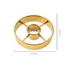 Formă pentru gogoși din oțel inoxidabil auriu argintiu Deserturi pentru gogoși Mașină de tăiat pâine Instrumente pentru decorarea torturilor Bucătărie Accesorii pentru copt acasă