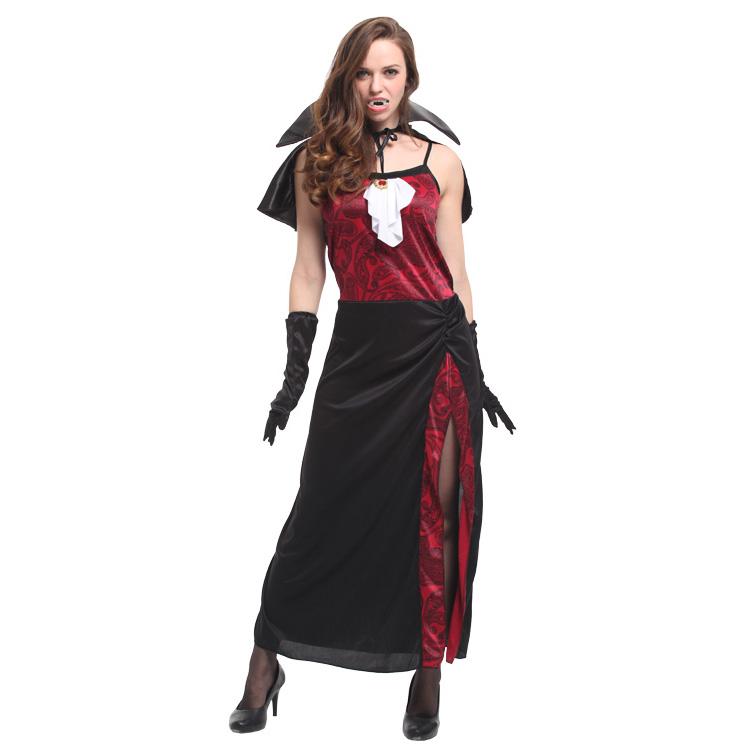 Halloween Adult Female Vampire Cosplay Costume Horror Vampire Princess Dress Sexy Cosplay Costume Vampiress