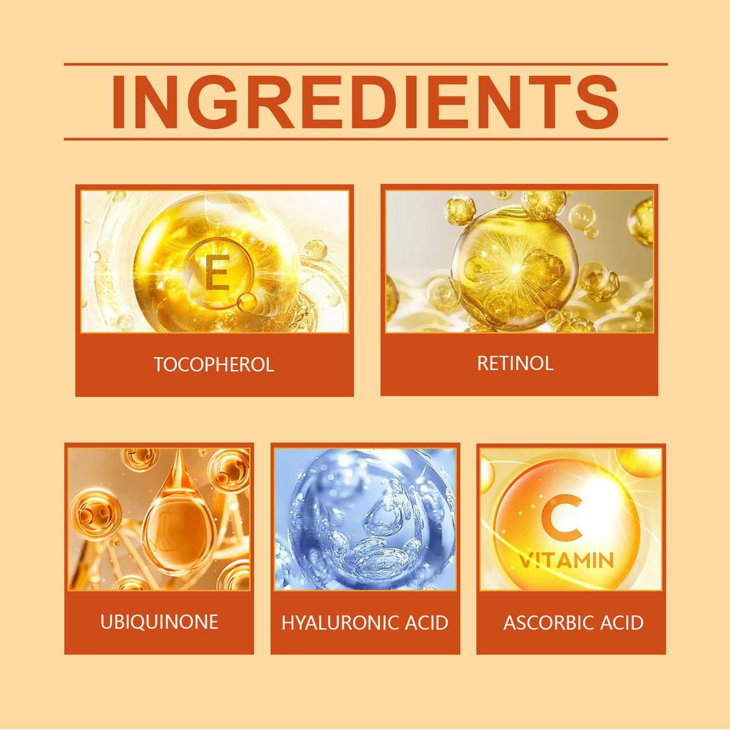 Ouhoe Vitamin C Serum Gentle Daily Moisturizing Nourishing Hydrating Skin Elixir