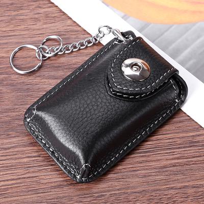 Nosić pasek Skórzany inteligentny uchwyt na klucze Talia Uchwyt na kluczyk samochodowy Klamra magnetyczna Mała torba na klucze