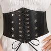 Binding Rope Stars Waist Cover Elastic Women Dress Overcoat Decoration Waist