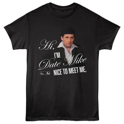 The Office TV Show Hi I'm Date Mike Nice To Meet Me Men's T Shirt