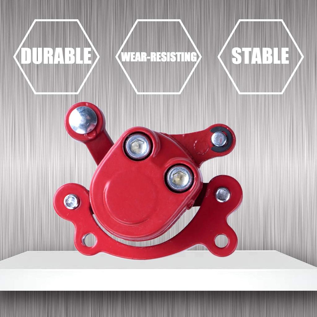 Rear Disc Brake Caliper with Brake Pads Replacement Compatible with Baja Doodlebug Dirtbug 97cc 2.8HP DB30 Kids Mini Dirt Pocket Bike Electric Razor