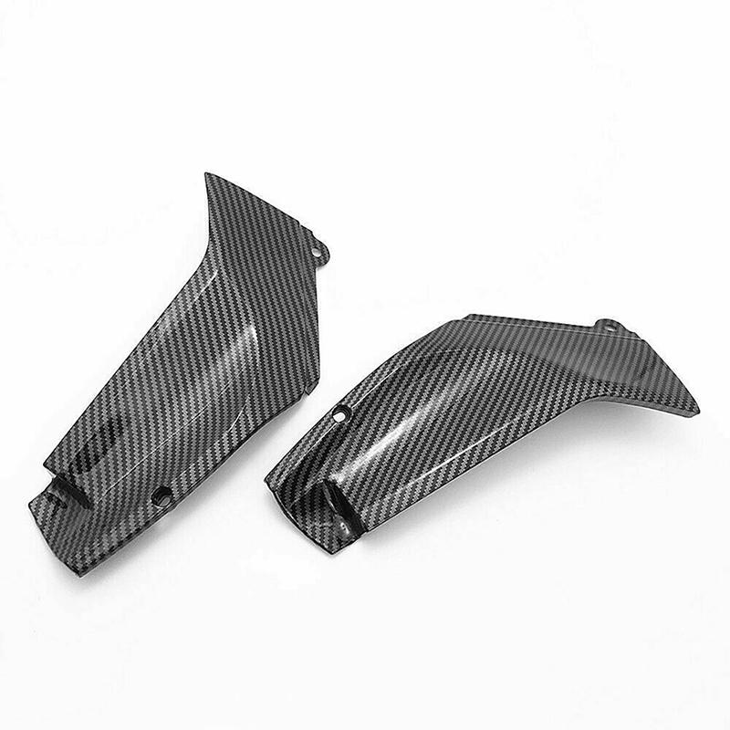 Carbon Fiber Style Motorcycle Side Air Duct Cover Fairing Insert Trim for Yamaha YZF R1 1998-2001 Motorbike Gas Tank Frame Panel Accs