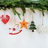 Christmas Resin Small Pendant Set: Snowflakes, Hearts, Christmas Trees, Stars Ornaments