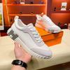 Aijia men's leather sports and leisure shoes with thin straps couple models 2024 summer new versatile foreign trade shoes high-end